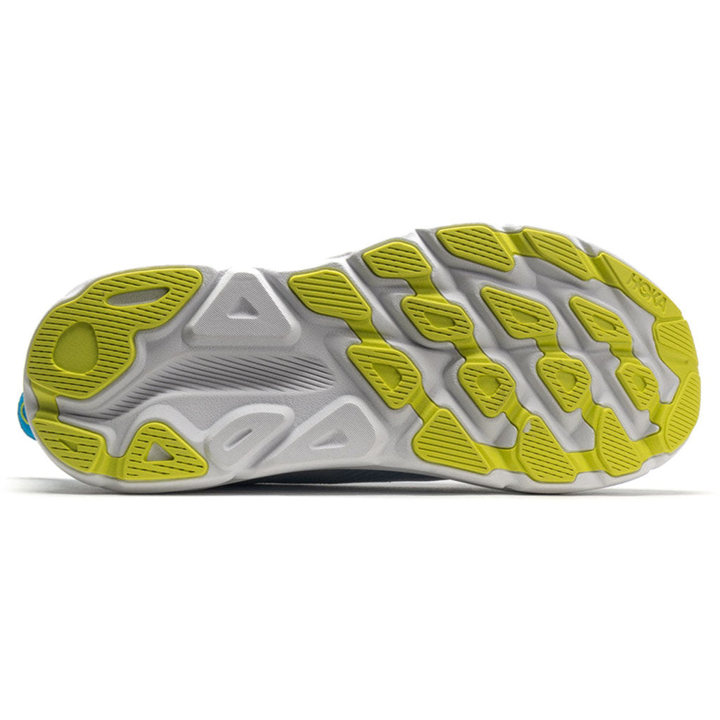 Hoka One One Clifton 9 Textile Mens Trainers#color_ice water evening primrose