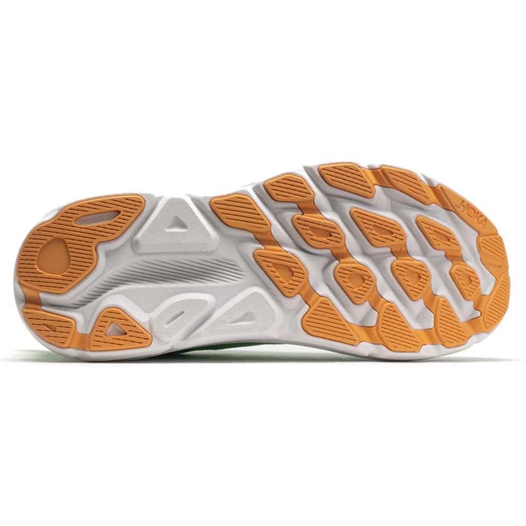 Hoka One One Clifton 9 Textile Mens Trainers#color_zest lime glow