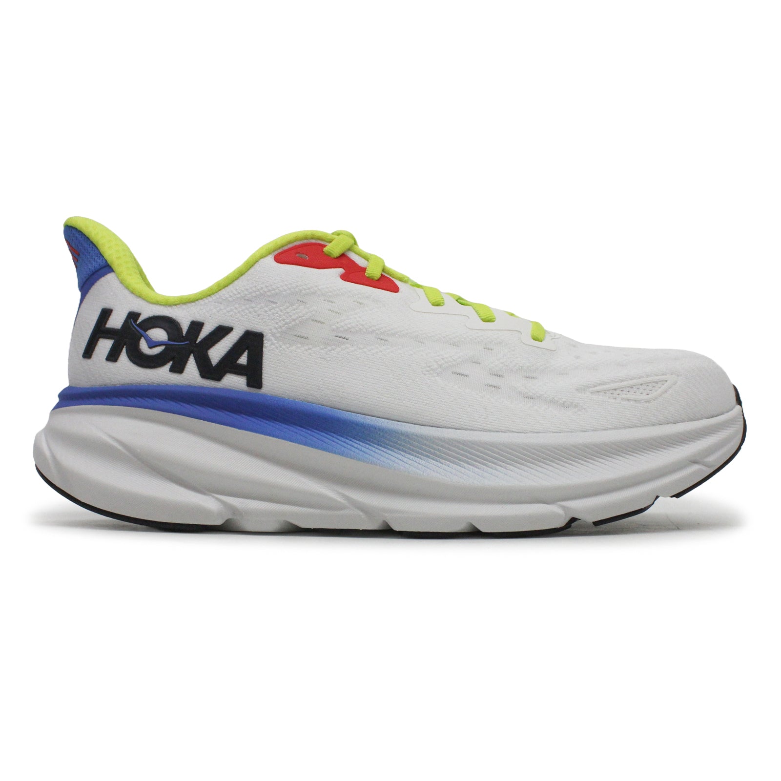 Hoka Clifton 9 Textile Mens Trainers#color_blanc de blanc virtual blue