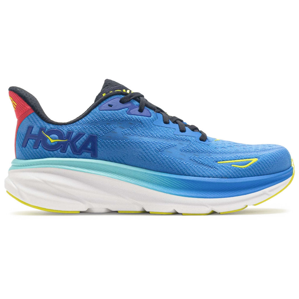 Hoka One One Clifton 9 Textile Mens Trainers#color_virtual blue cerise