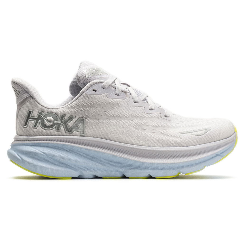 Hoka Womens Trainers Clifton 9 Casual Lace-Up Low-Top Textile - UK 6