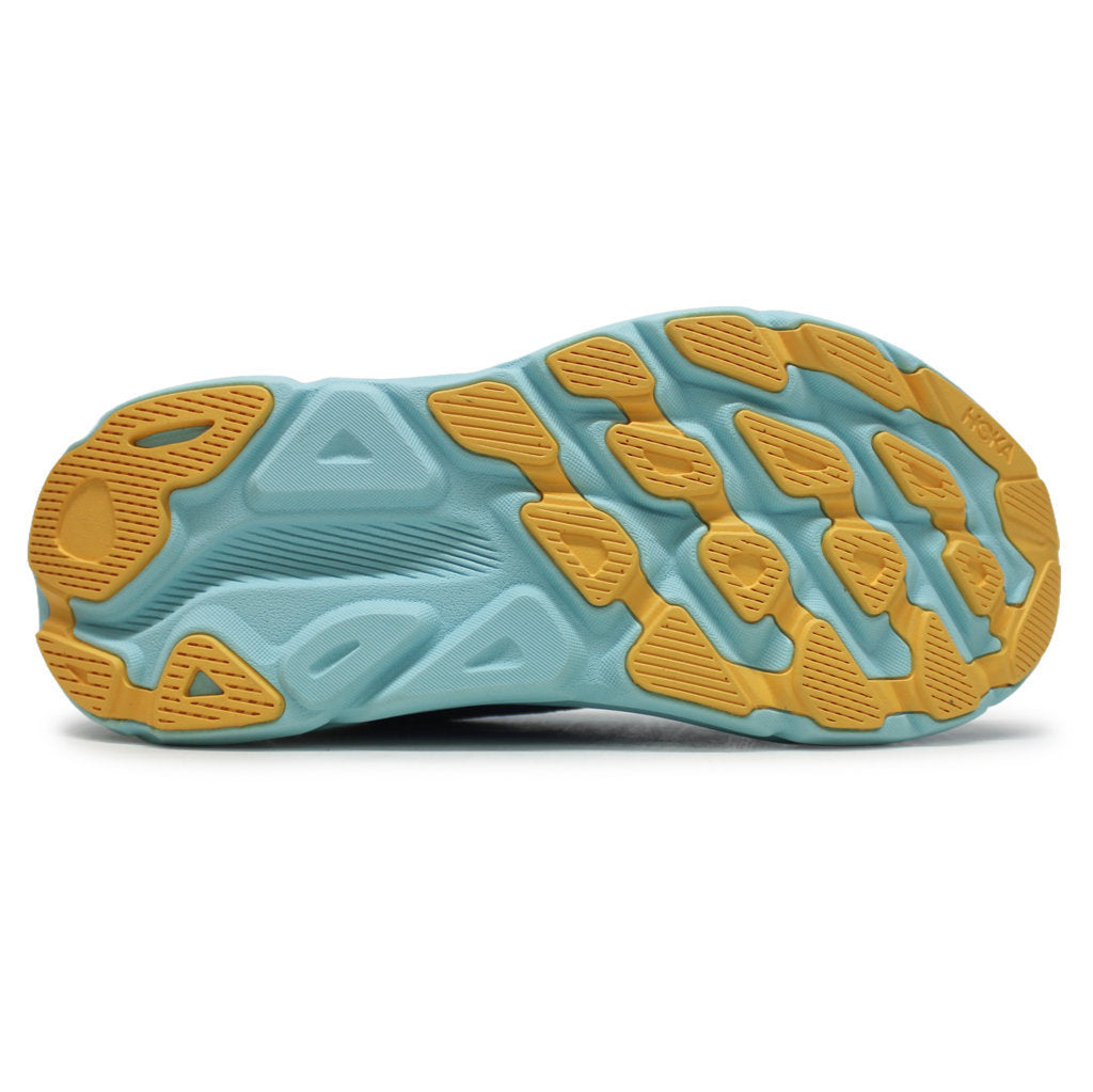 Hoka One One Clifton 9 Textile Womens Trainers#color_swim day cloudless