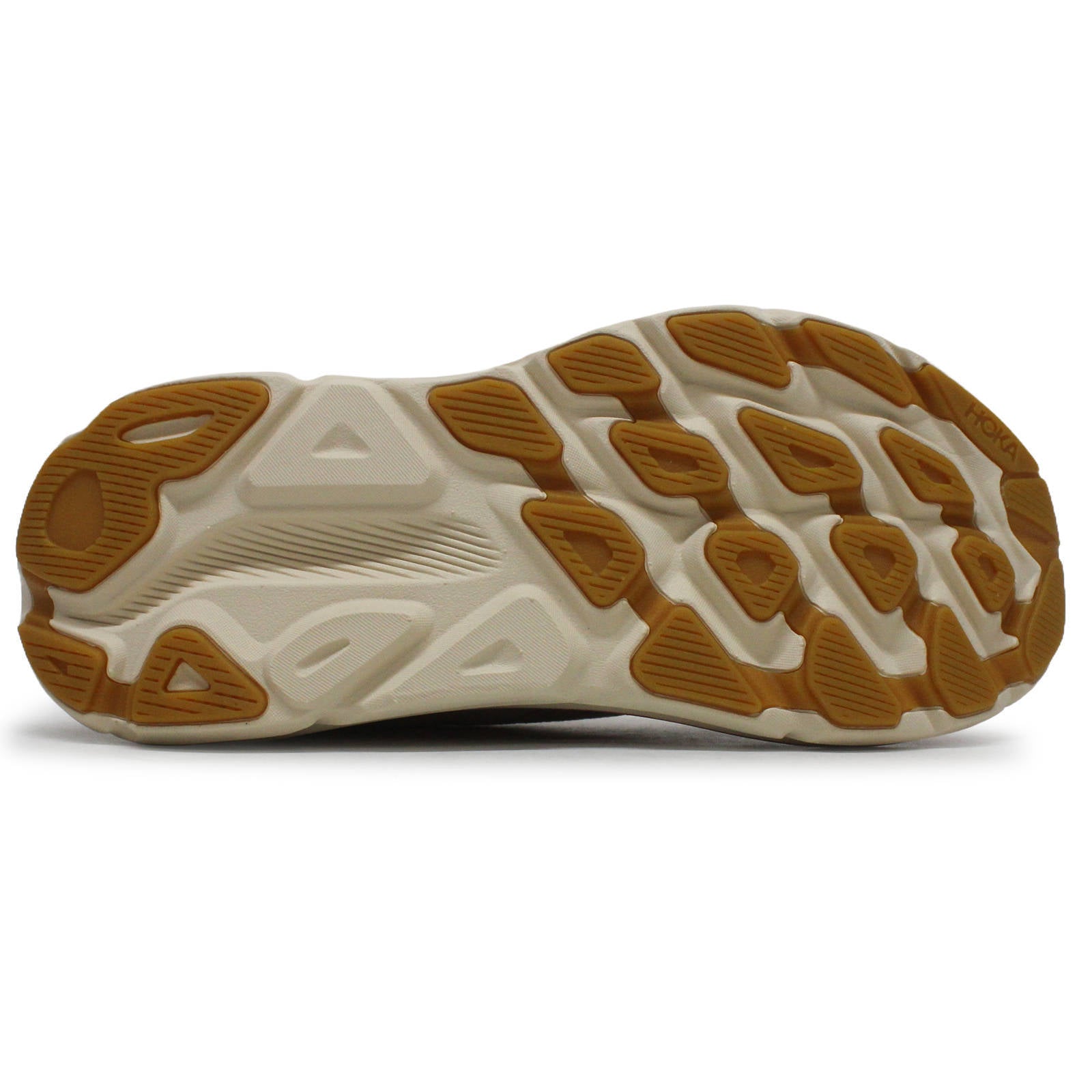 Hoka One One Clifton 9 Textile Womens Sneakers#color_Sandstone Cream