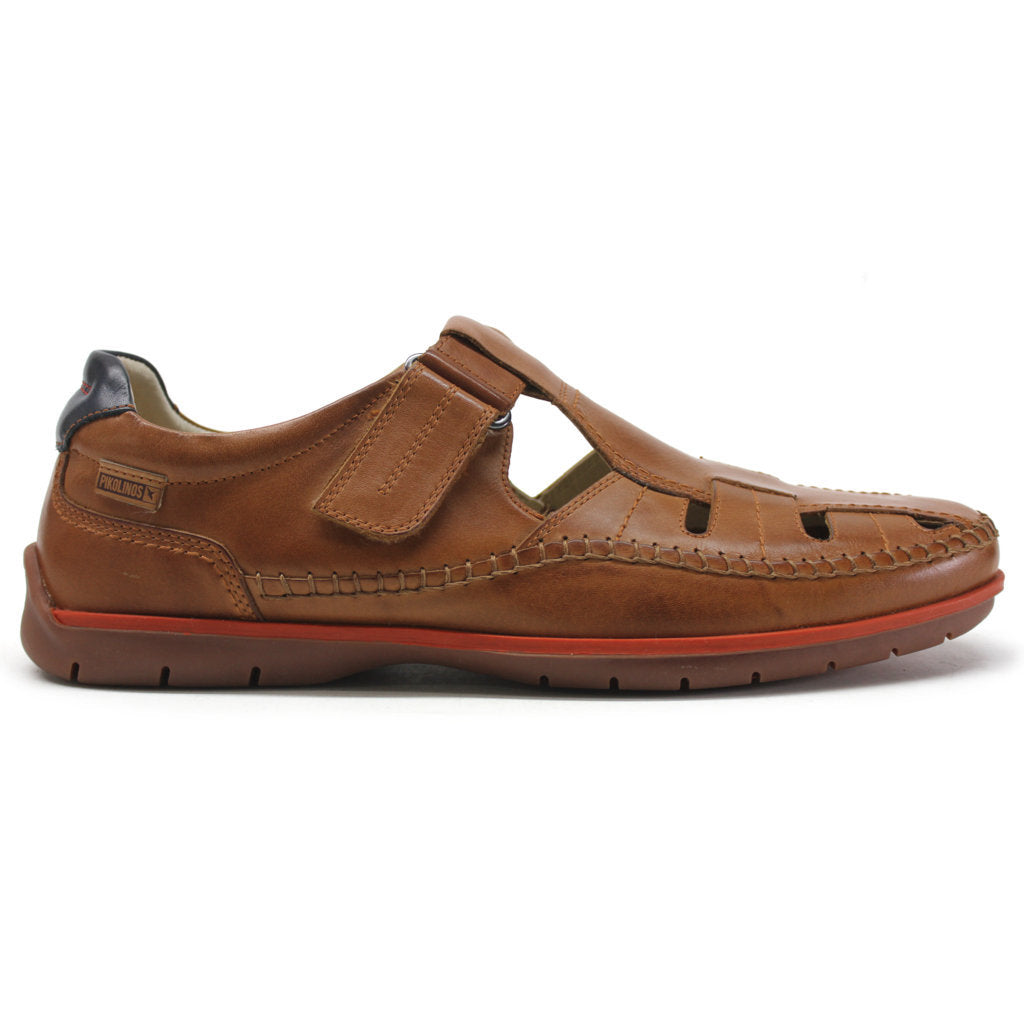 Pikolinos Mens Sandals Marbella M9A-0051 Hook And Loop Closed Toe Leather - UK 10.5-11