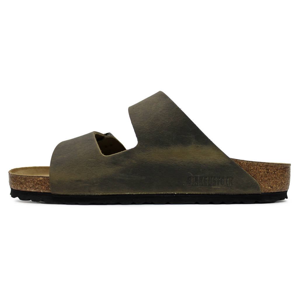 Birkenstock Arizona BS Oiled Leather Unisex Sandals#color_faded khaki