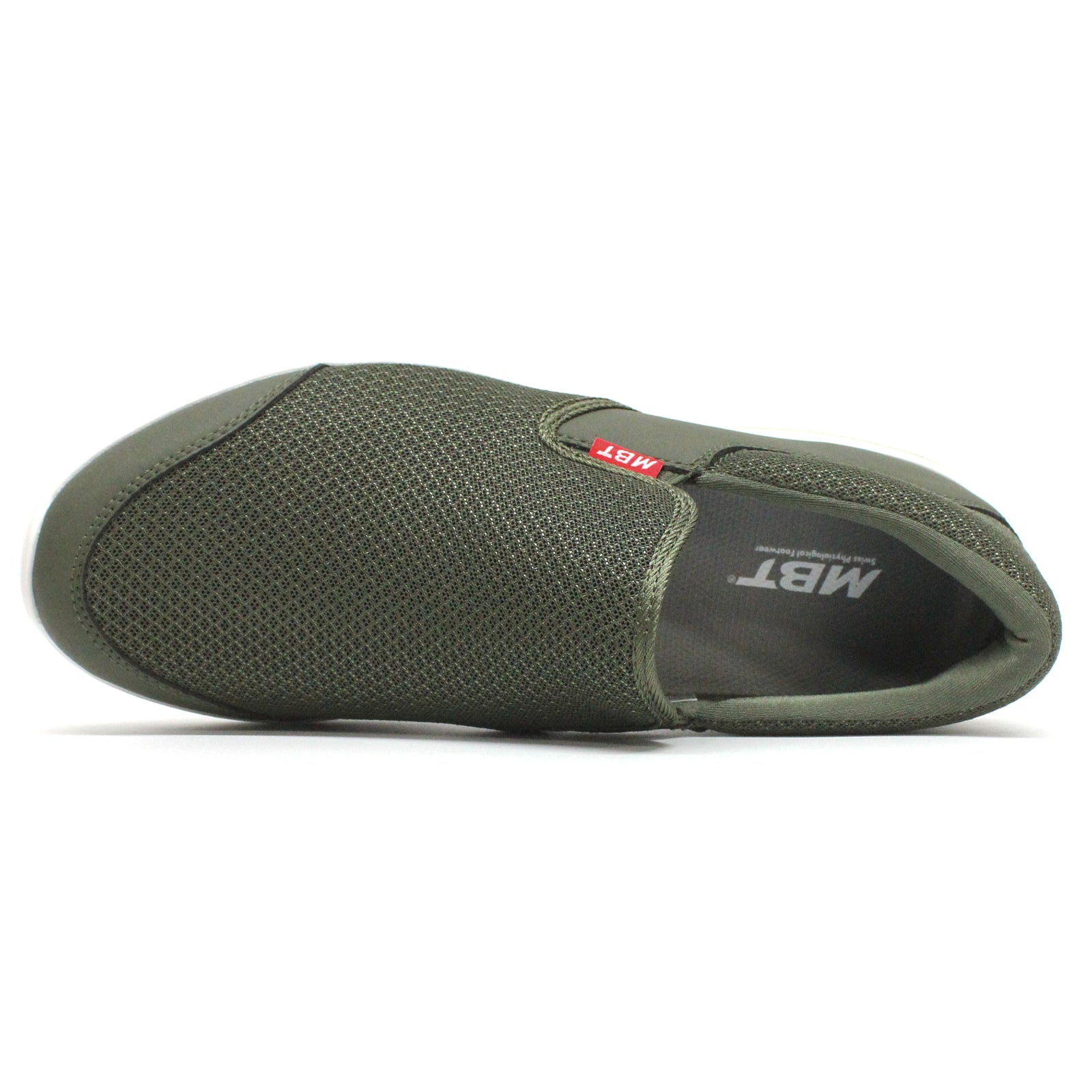 MBT Modena III Leather Textile Womens Shoes#color_army green