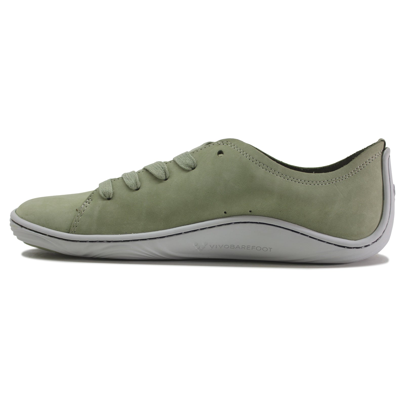 Vivobarefoot Addis Lewa 302027-01 Leather Mens Trainers - Sage - 42#color_sage