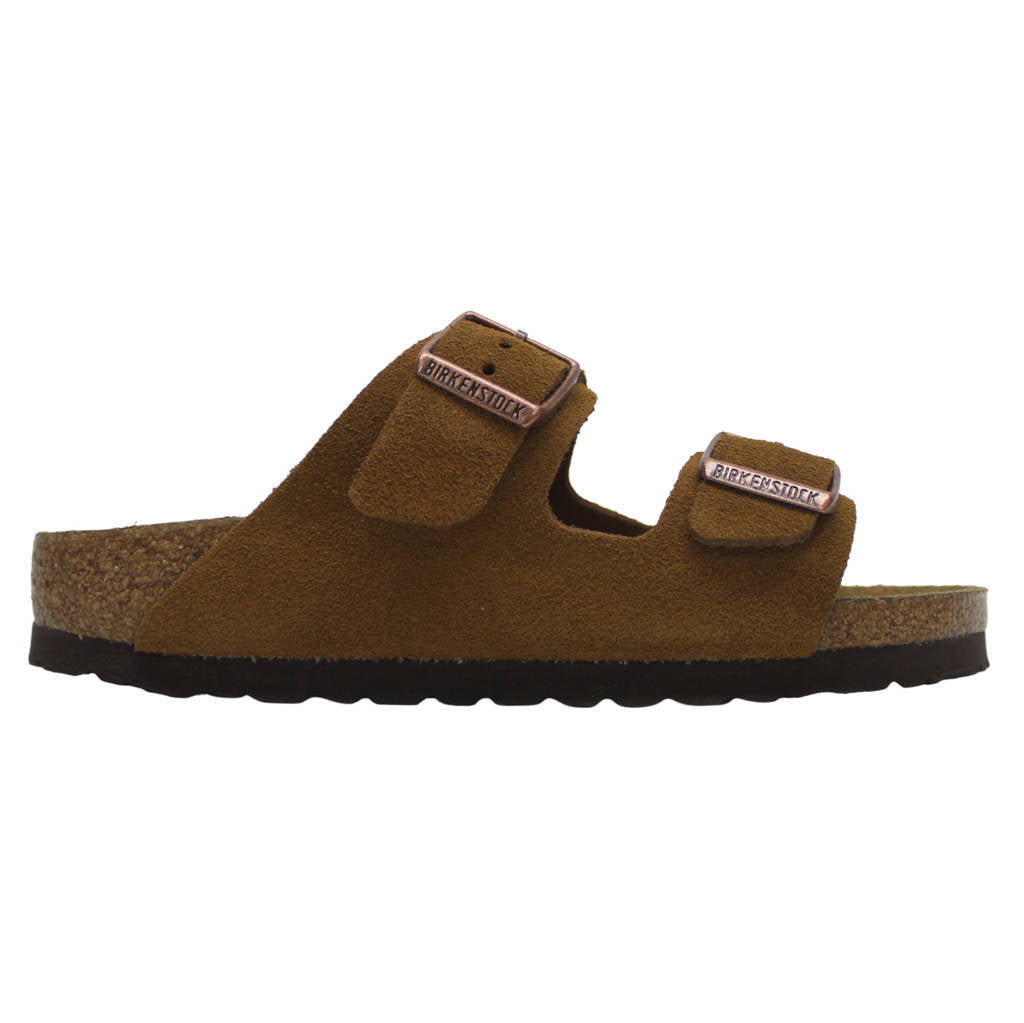 Birkenstock Arizona BS Suede Leather Unisex Sandals#color_mink