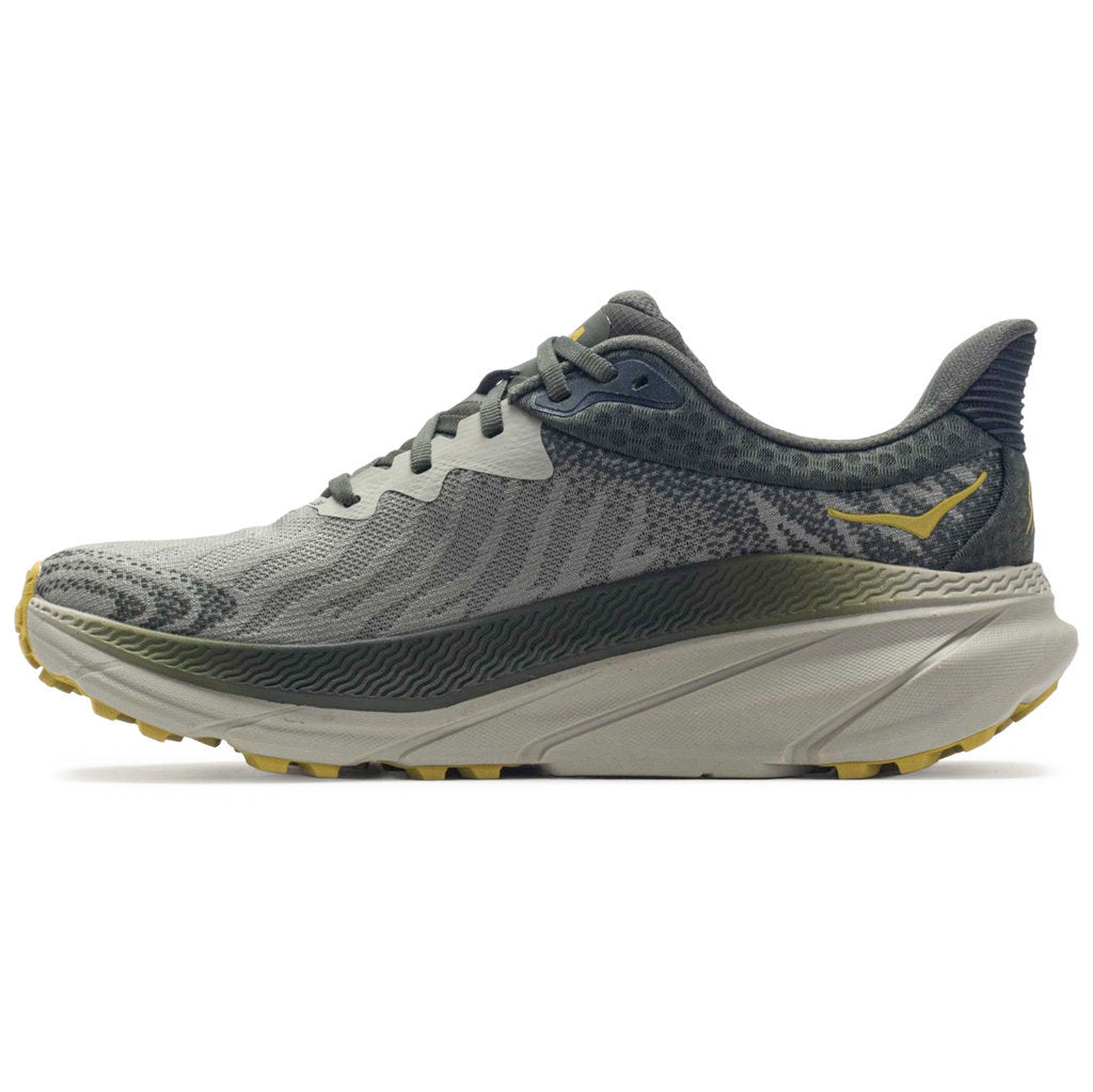 Hoka One One Challenger ATR 7 Textile Mens Trainers#color_olive haze forest cover