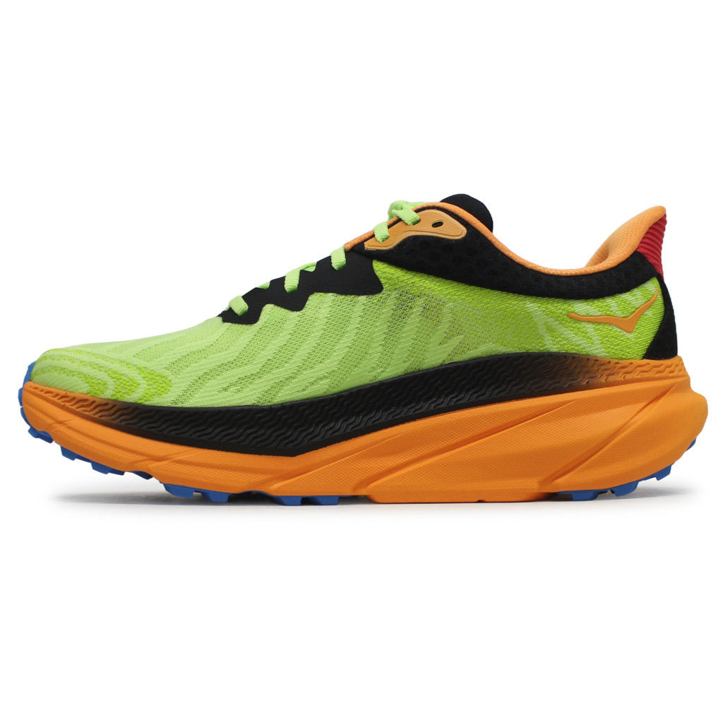 Hoka One One Challenger ATR 7 Textile Mens Trainers#color_black lettuce