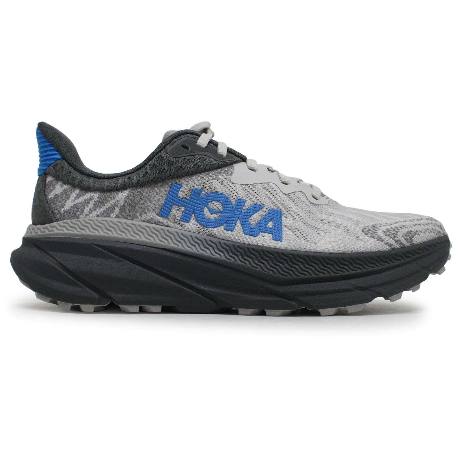 Hoka One One Challenger ATR 7 Textile Mens Trainers#color_Outer Orbit Hoka Blue