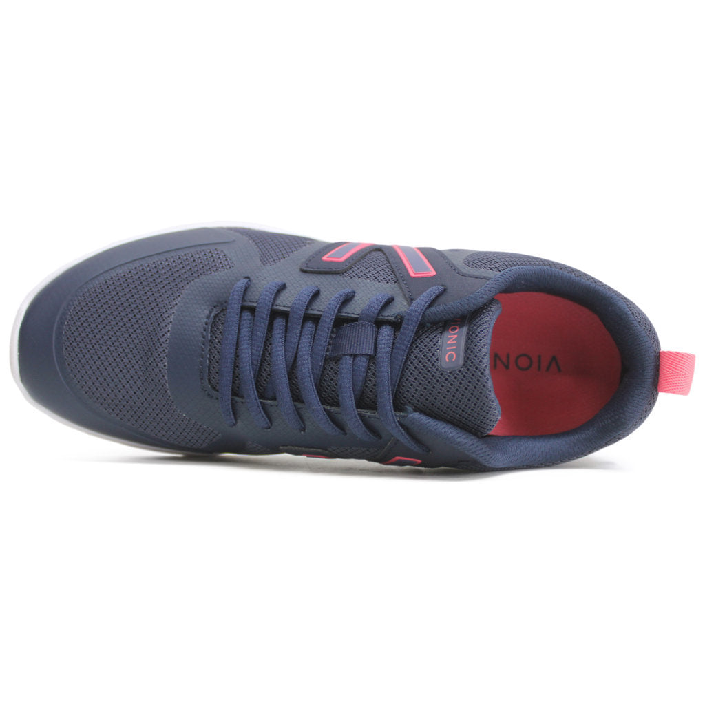 Vionic Miles II Textile Synthetic Womens Trainers#color_navy pink