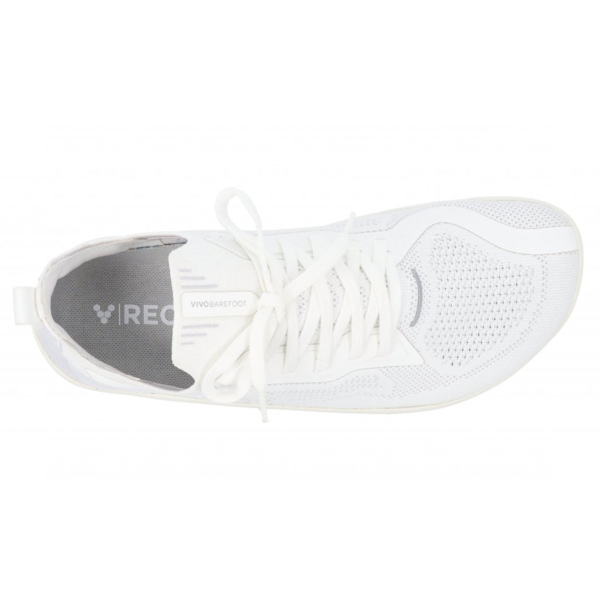 Vivobarefoot Primus Lite Knit 209304-05 Textile Womens Trainers - Bright White - 39#color_bright white