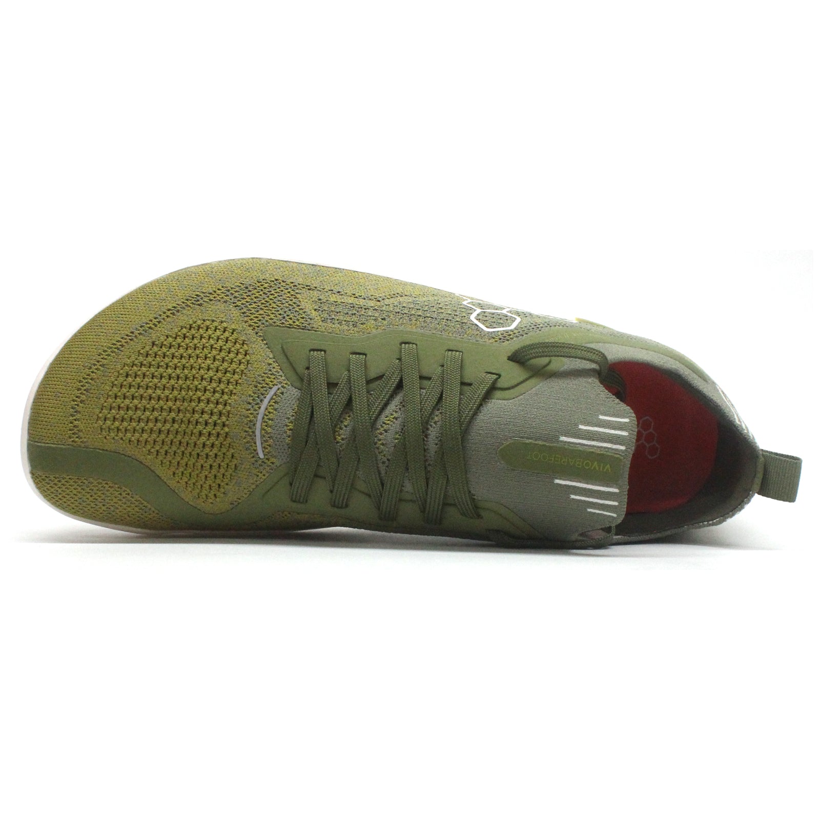 Vivobarefoot Primus Lite Knit Textile Synthetic Mens Trainers#color_forest green