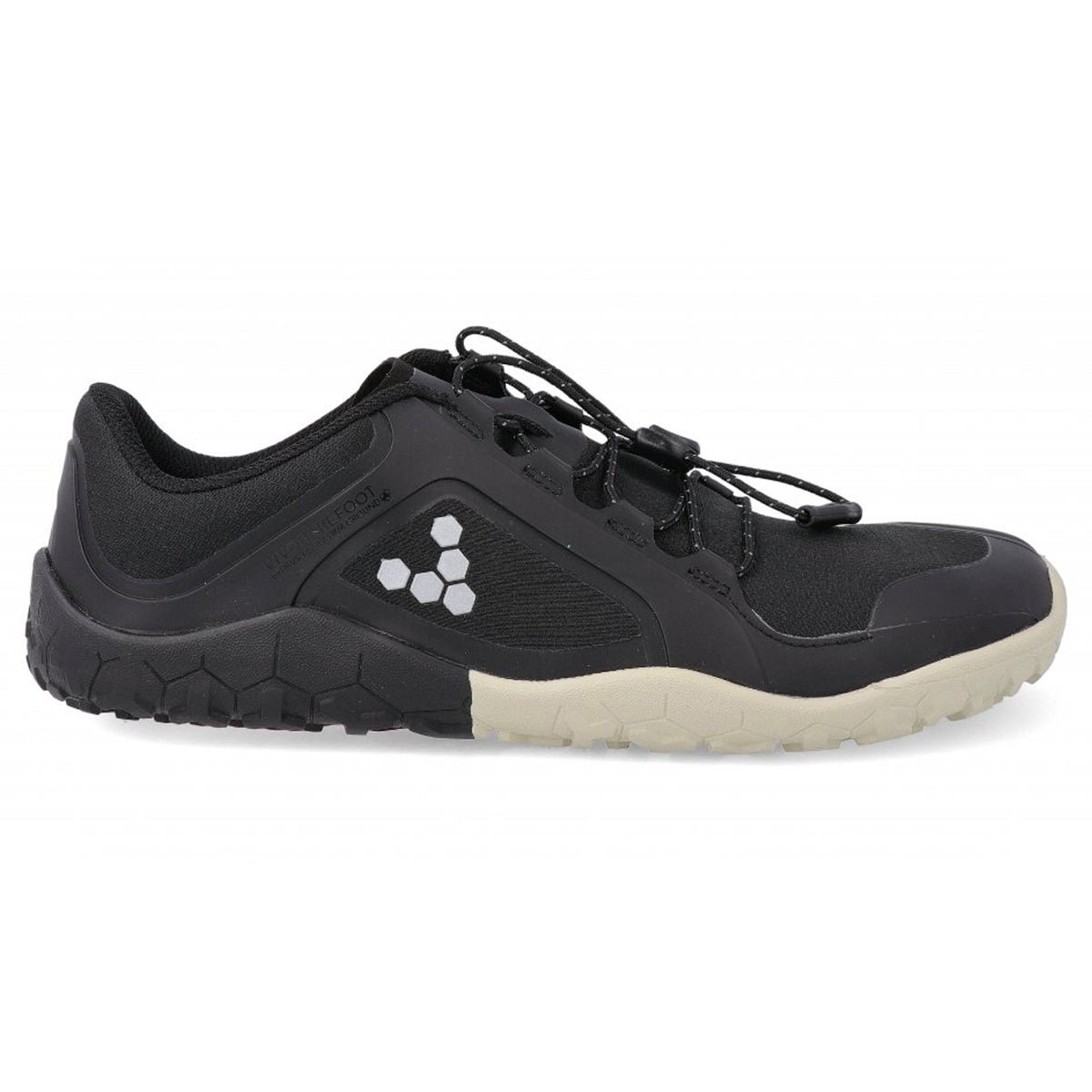 Vivobarefoot Primus Trail III All Weather FG 309305-01 Textile Synthetic Mens Trainers - Obsidian - 42#color_obsidian