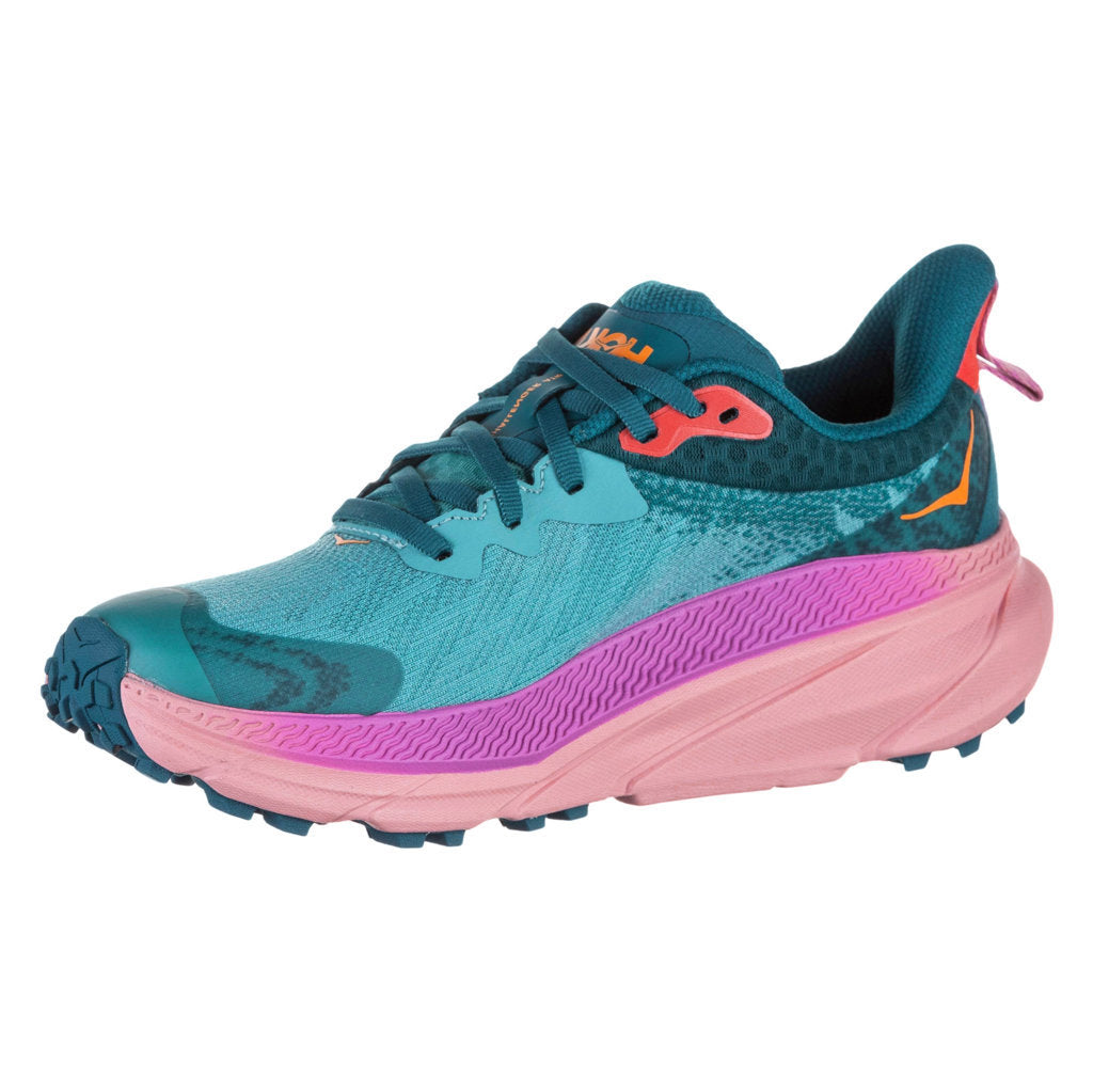 Hoka One One Challenger ATR 7 GTX Textile Synthetic Womens Trainers#color_ocean mist deep lagoon