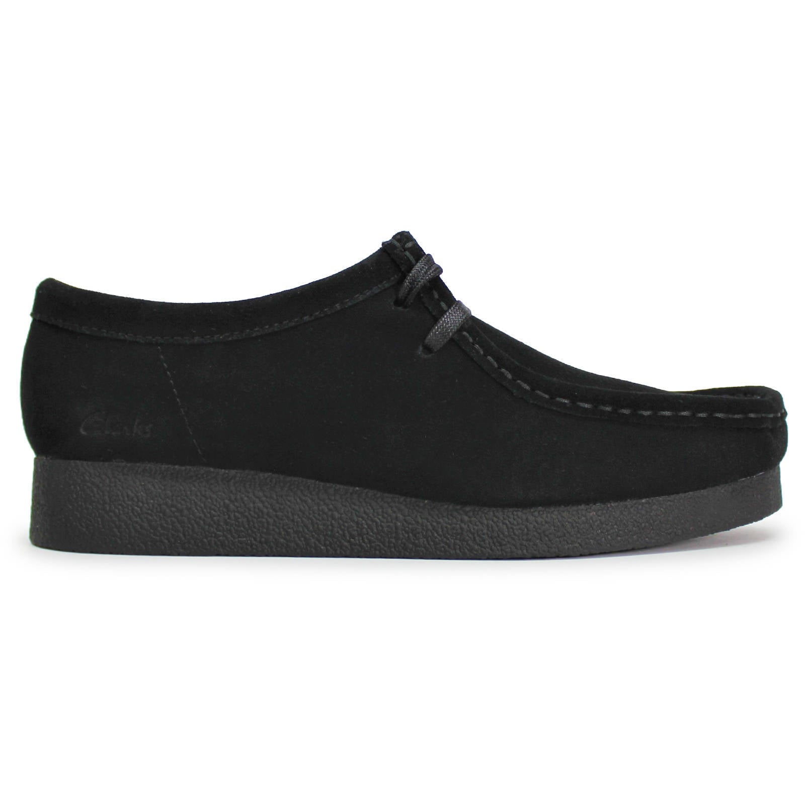 Clarks Wallabee Evo Suede Women's Shoes#color_black