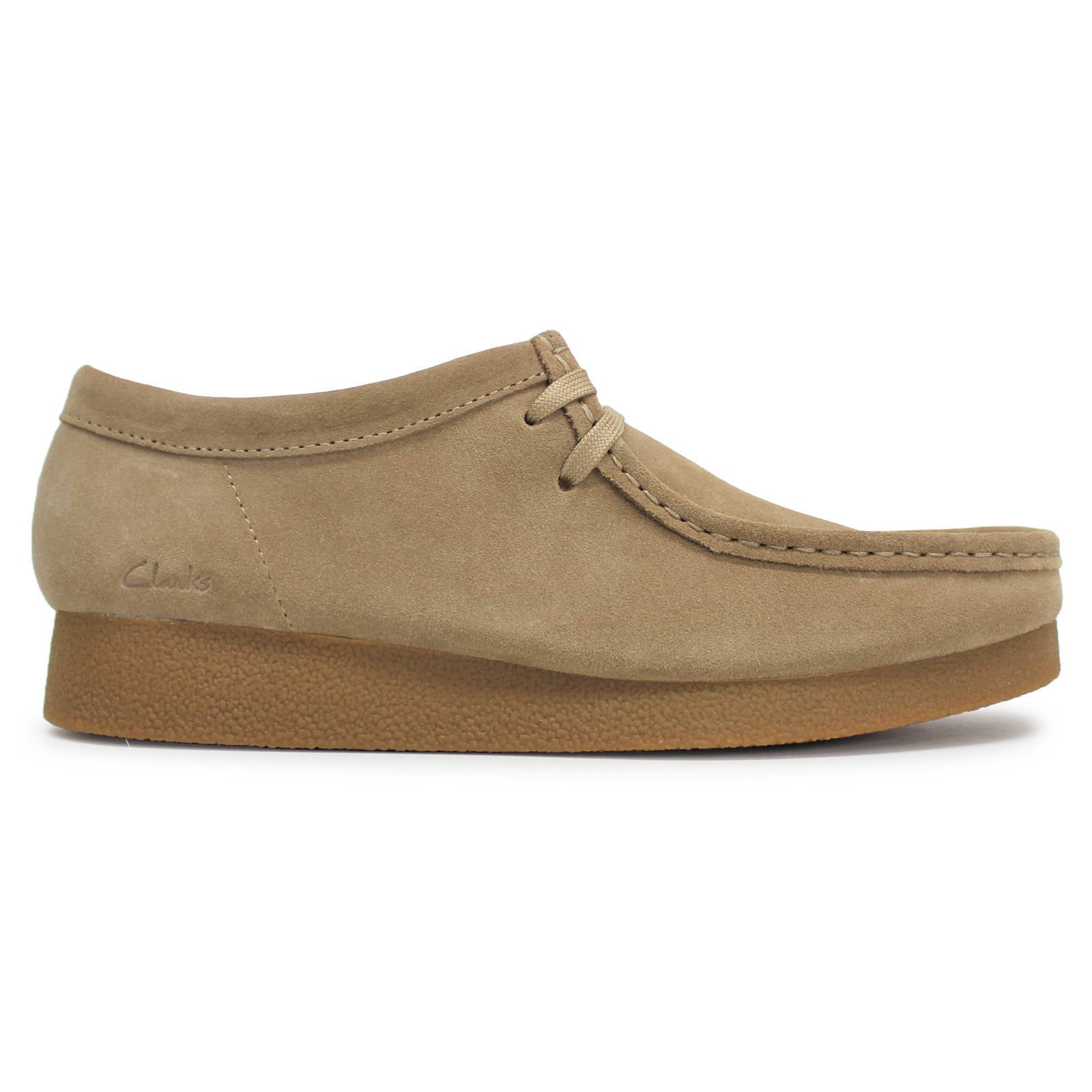 Clarks Wallabee Evo Suede Women's Shoes#color_dark sand