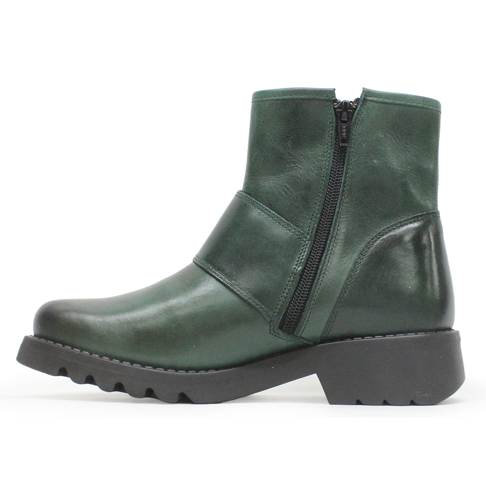 Fly London Rily991Fly Rug Leather Women's Heeled Boots#color_petrol