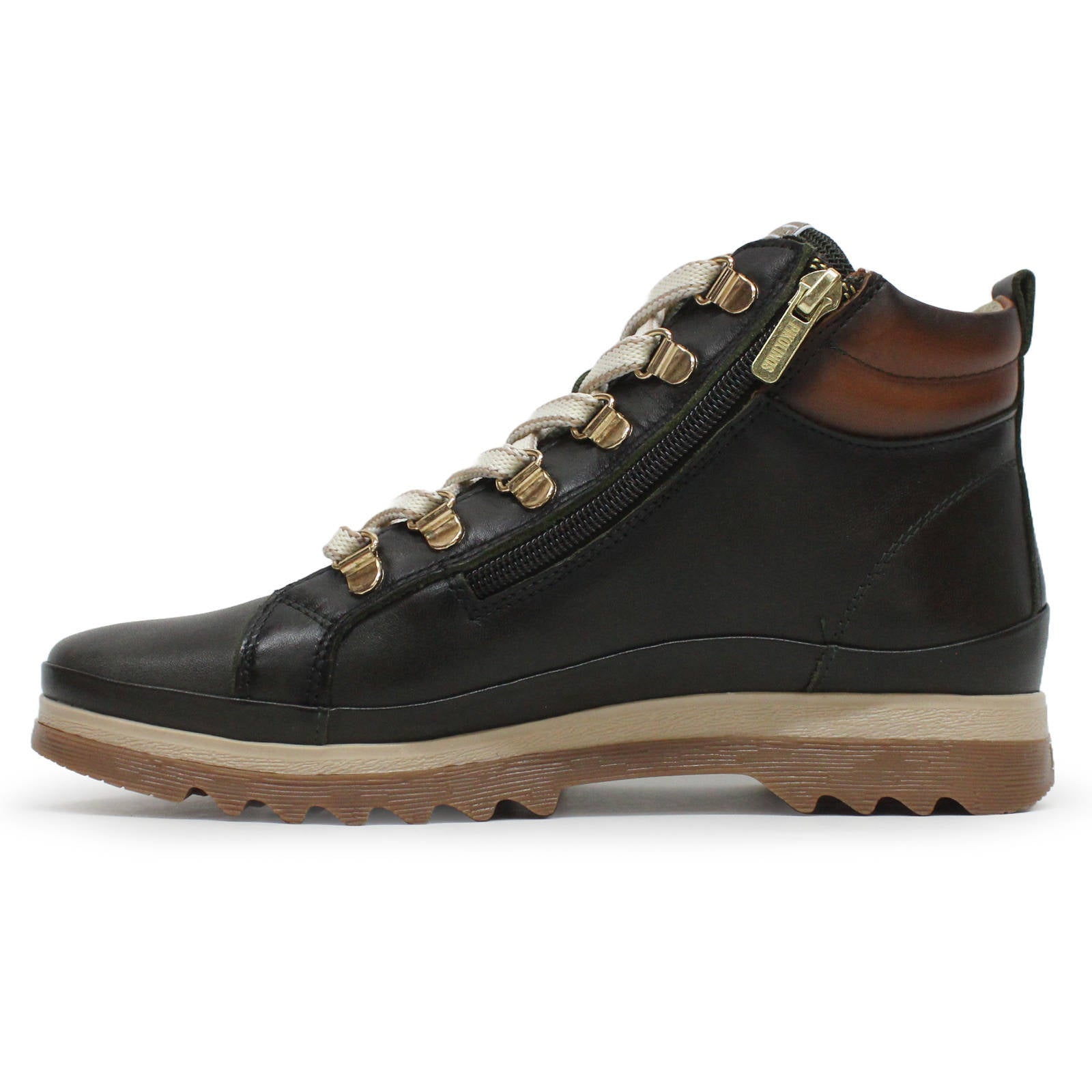 Pikolinos Vigo W3W Leather Womens Boots#color_forest