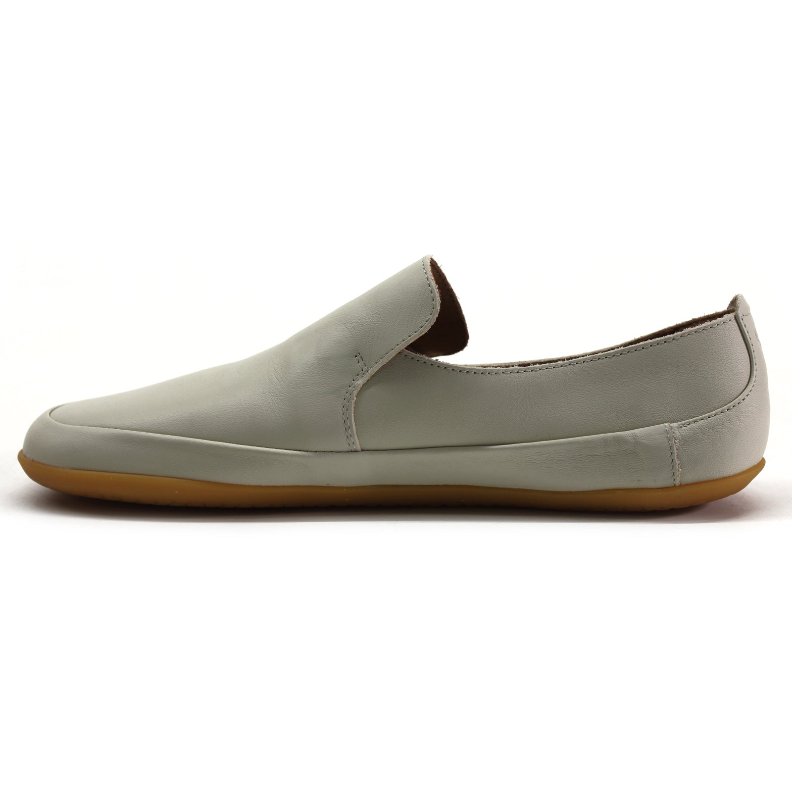 Vivobarefoot Opanka II 201224-03 Leather Womens Shoes - Limestone - 41#color_limestone