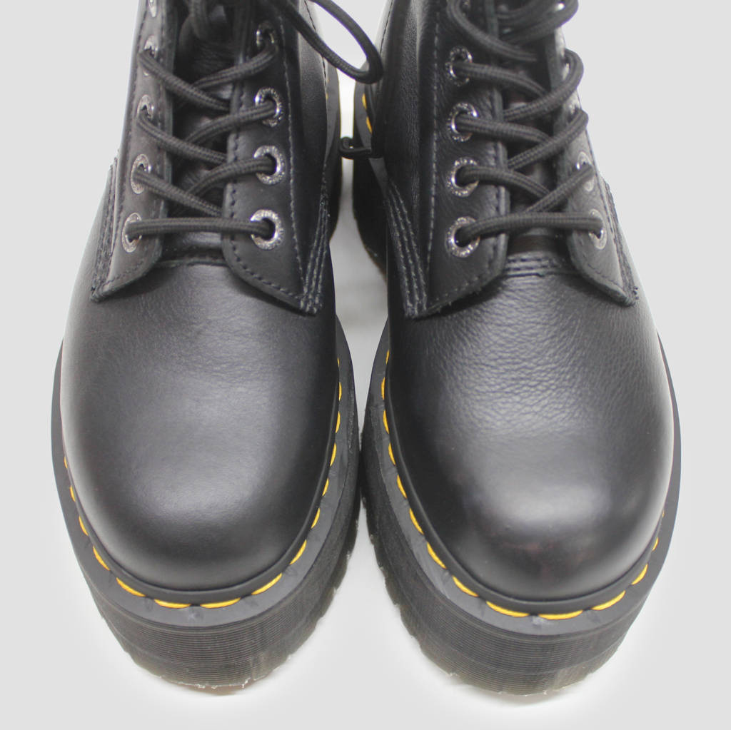 Dr. Martens Womens Boots 1460 Pascal Max Platform Lace Up Ankle Pisa Leather - UK 5