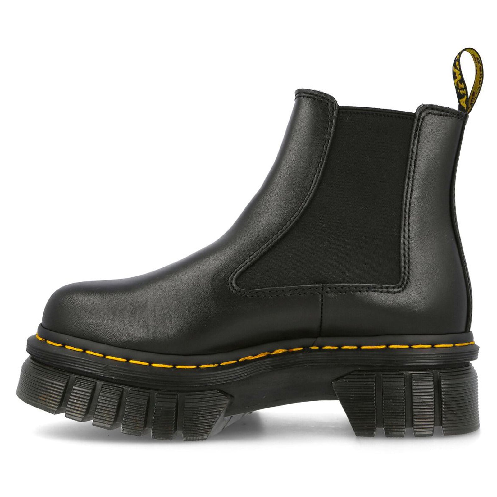 Dr. Martens Audrick Chelsea 27148001 Nappa Lux Leather Womens Boots - Black - 6#color_black