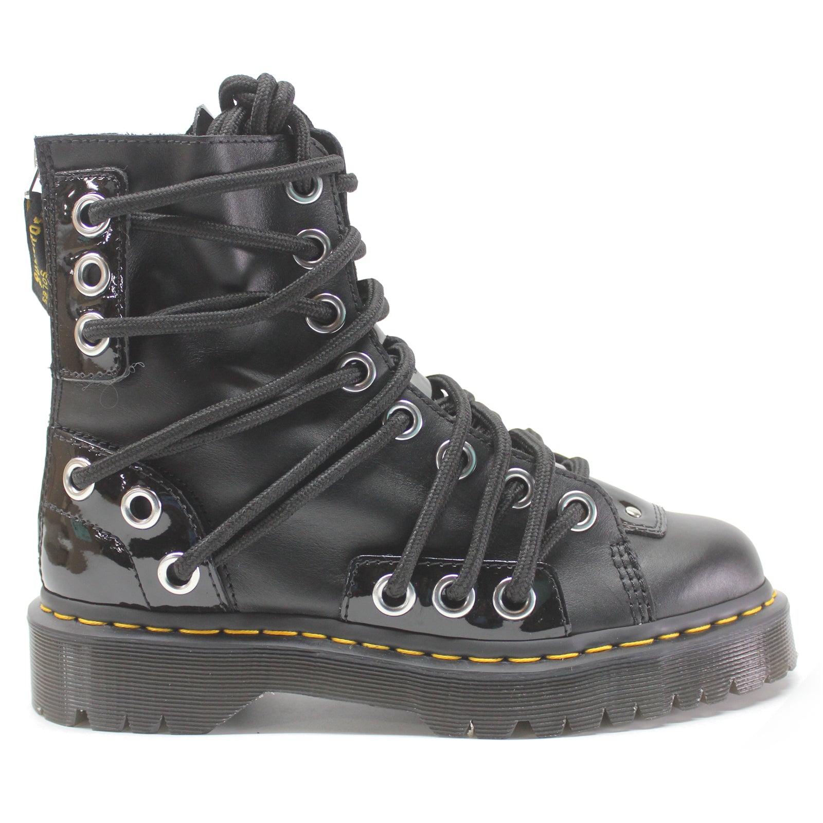 Dr. Martens Daria Bex 30797001 Leather Womens Boots - Black - 7#color_black