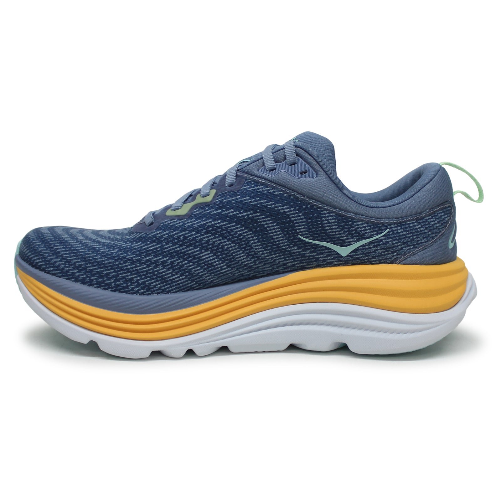 Hoka Gaviota 5 1127929-SSK Textile Synthetic Mens Trainers - Shadow Dusk - 7.5#color_shadow dusk