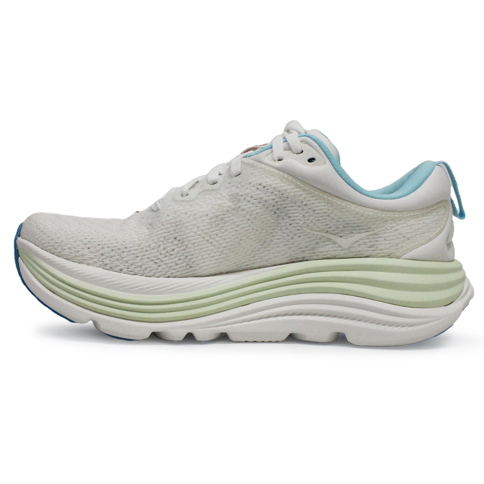 Hoka Gaviota 5 Textile Synthetic Womens Trainers#color_frost rose gold