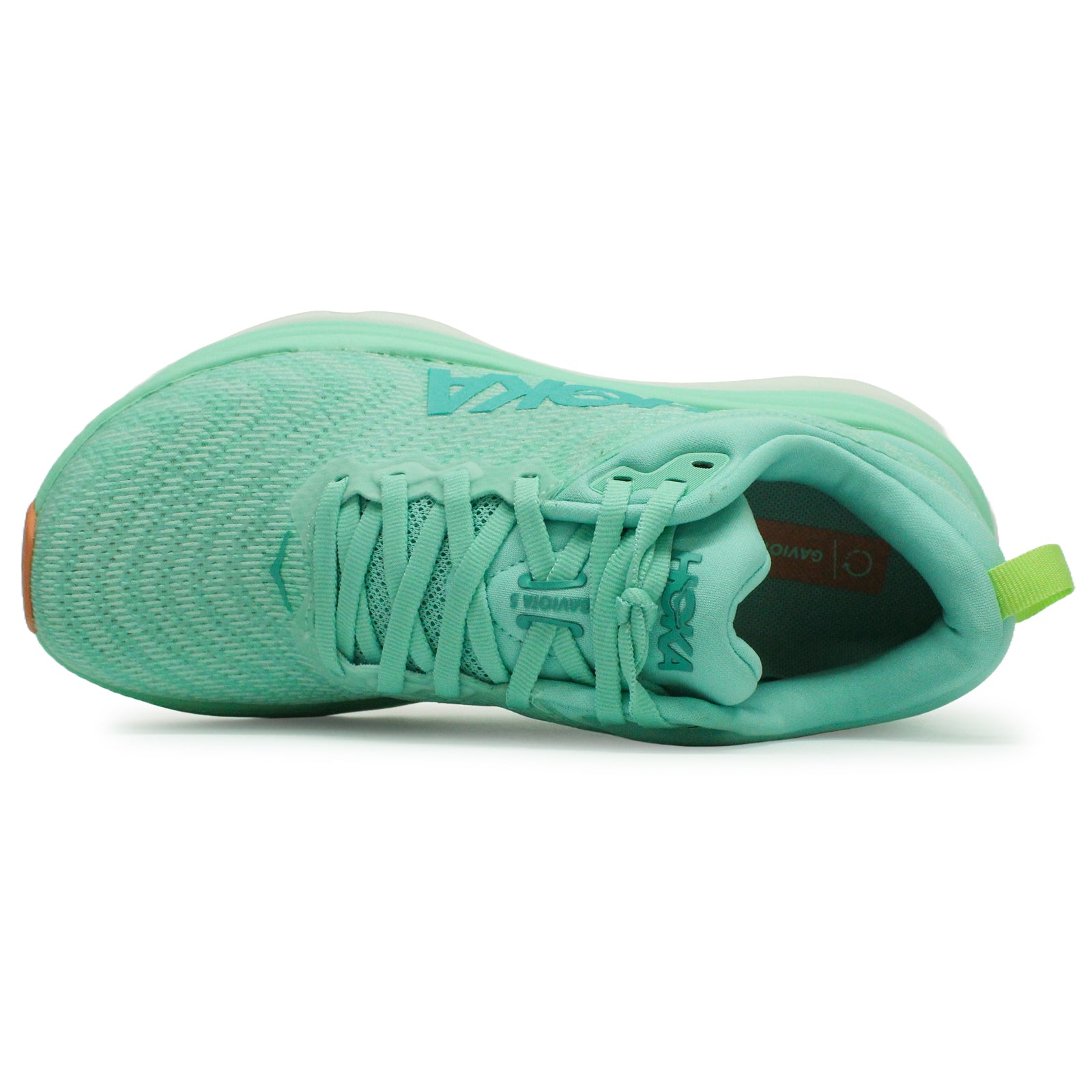 Hoka Gaviota 5 Textile Synthetic Womens Trainers#color_seafoam electric aqua