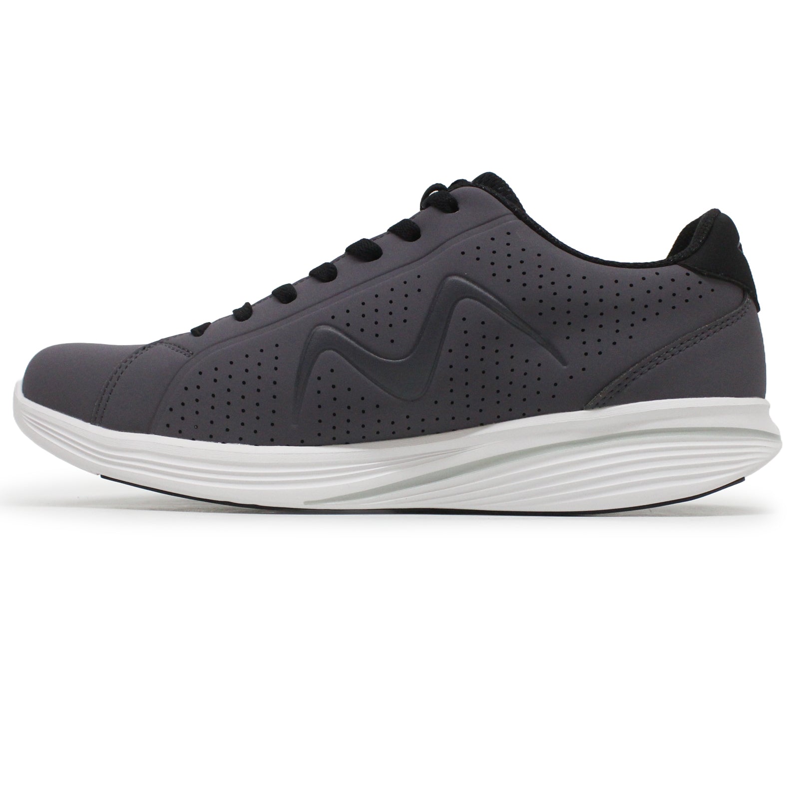 MBT M800 Synthetic Leather Mens Trainers#color_dark grey