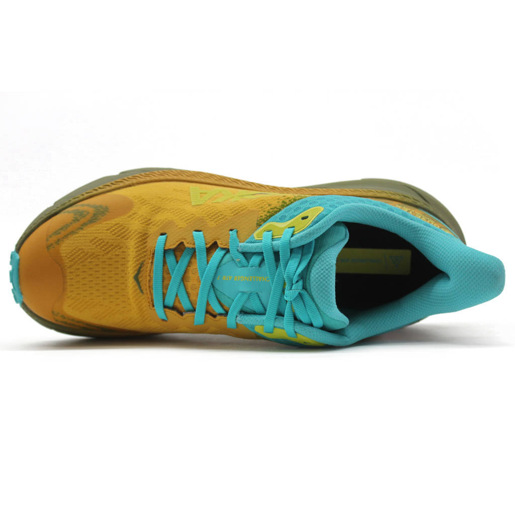 Hoka One One Challenger ATR 7 GTX Textile Synthetic Mens Trainers#color_golden yellow avocado