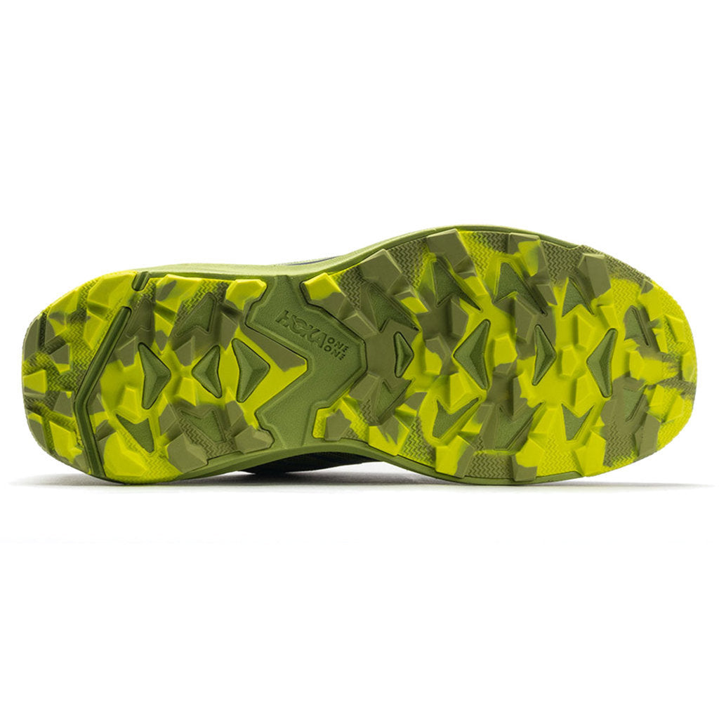 Hoka One One Torrent 3 Textile Synthetic Mens Trainers#color_bluesteel dark citron