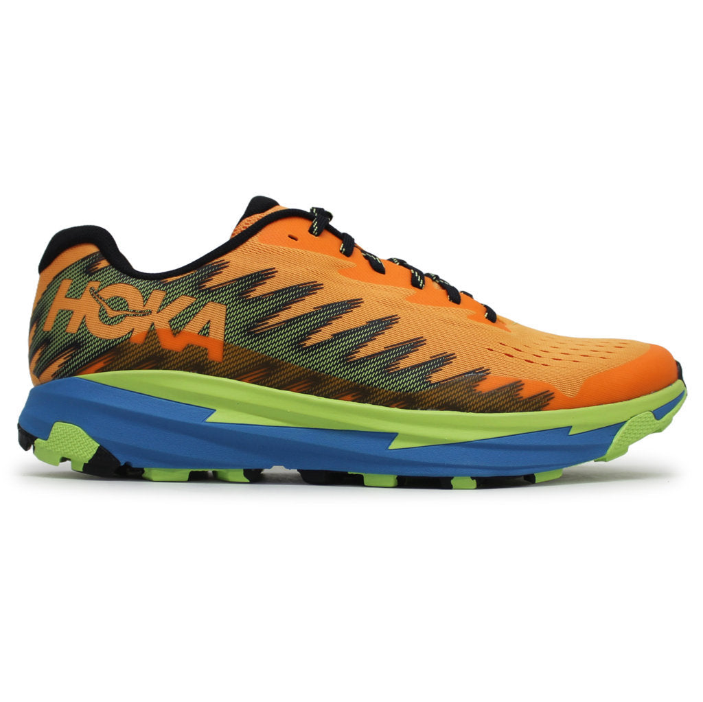 Hoka One One Torrent 3 Textile Synthetic Mens Trainers#color_solar flare lettuce