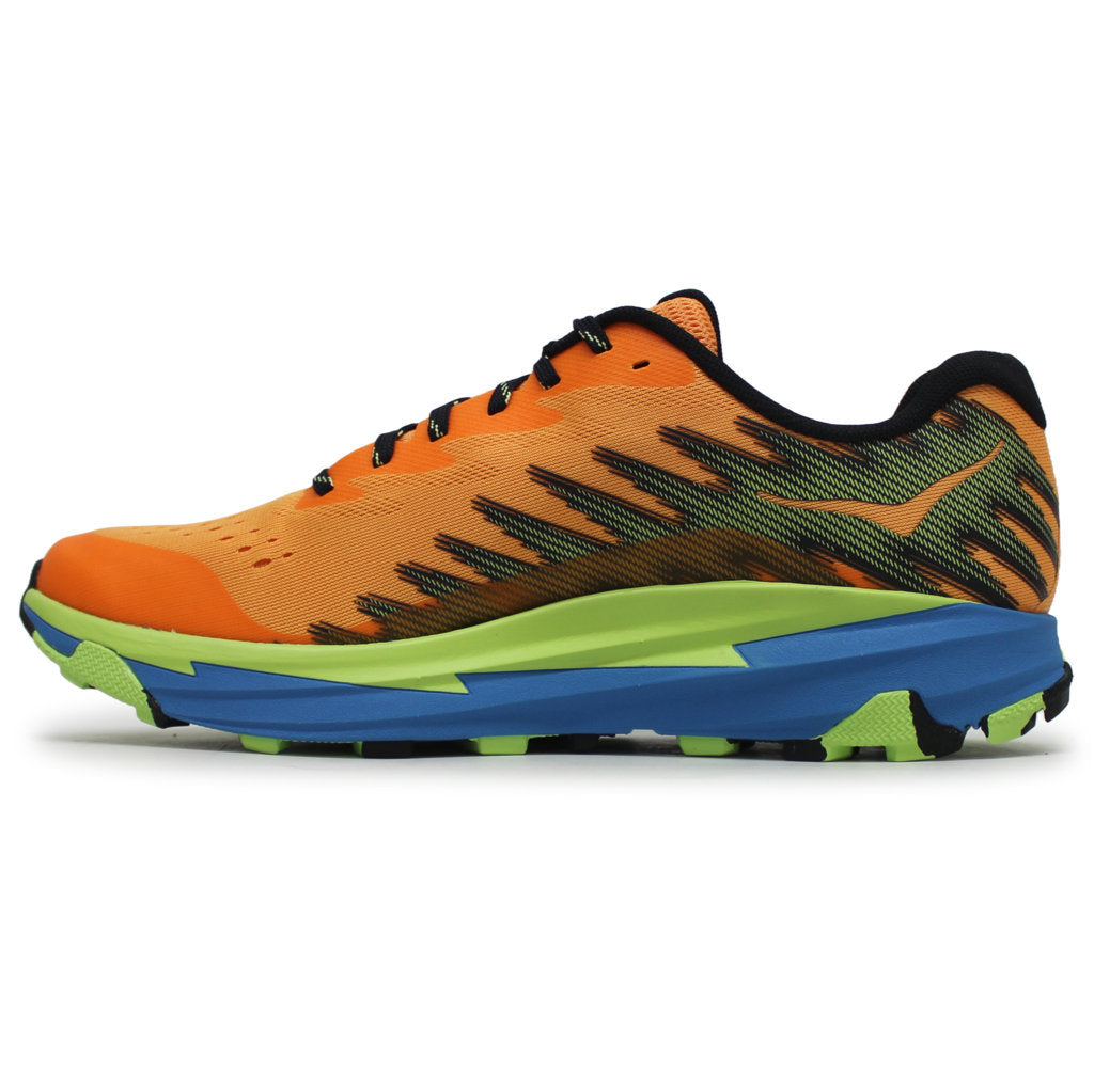 Hoka One One Torrent 3 Textile Synthetic Mens Trainers#color_solar flare lettuce