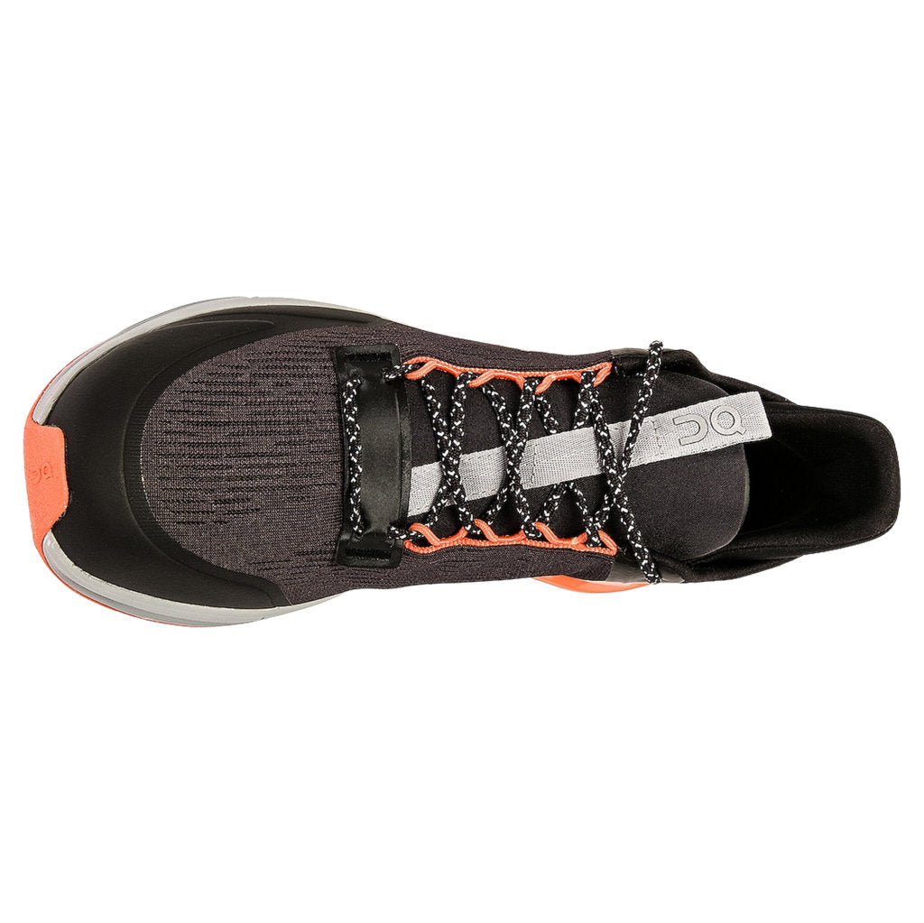 On Cloudnova Flux Textile Synthetic Mens Trainers#color_black flame