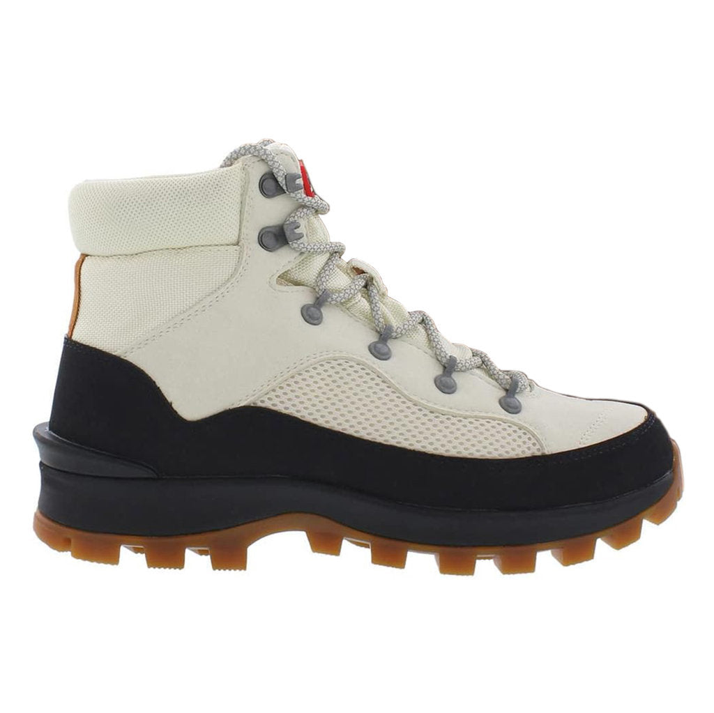 Hunter Explorer Synthetic Textile Womens Boots#color_white willow cosy cream black