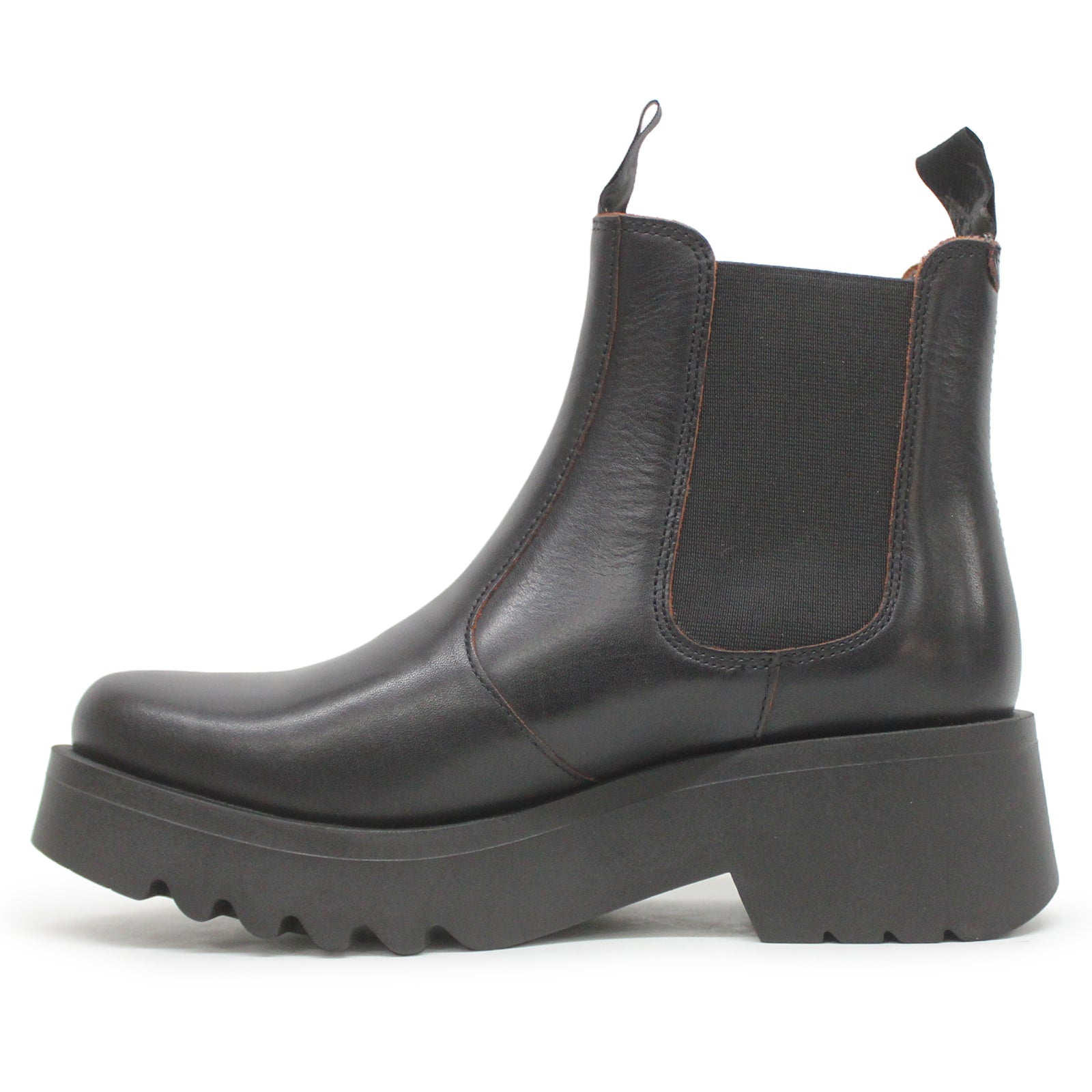 Fly London MEDI789FLY Java Leather Womens Boots#color_black black red