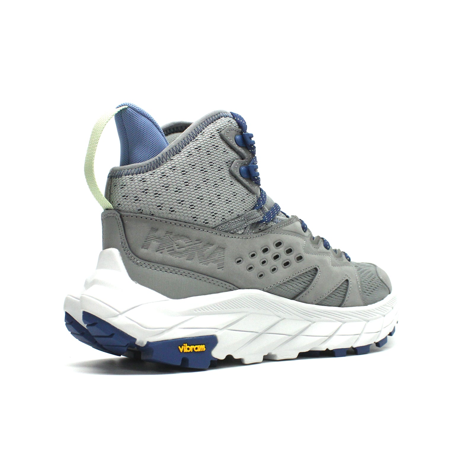 Hoka Anacapa Breeze Mid Textile Synthetic Mens Boots#color_galactic grey cosmic grey