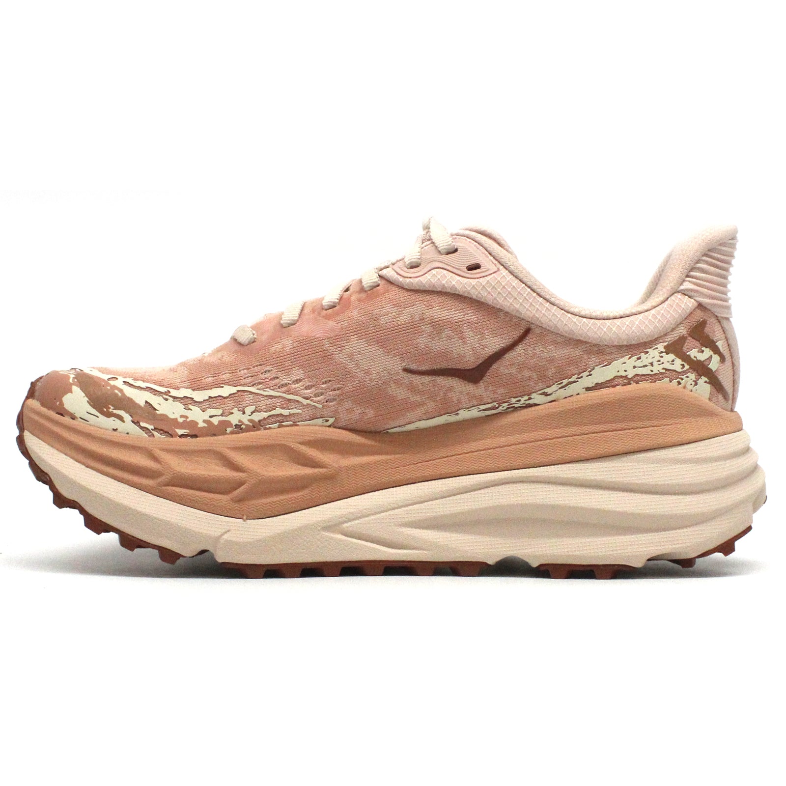 Hoka Stinson 7 Textile Synthetic Womens Trainers#color_cream sandstone