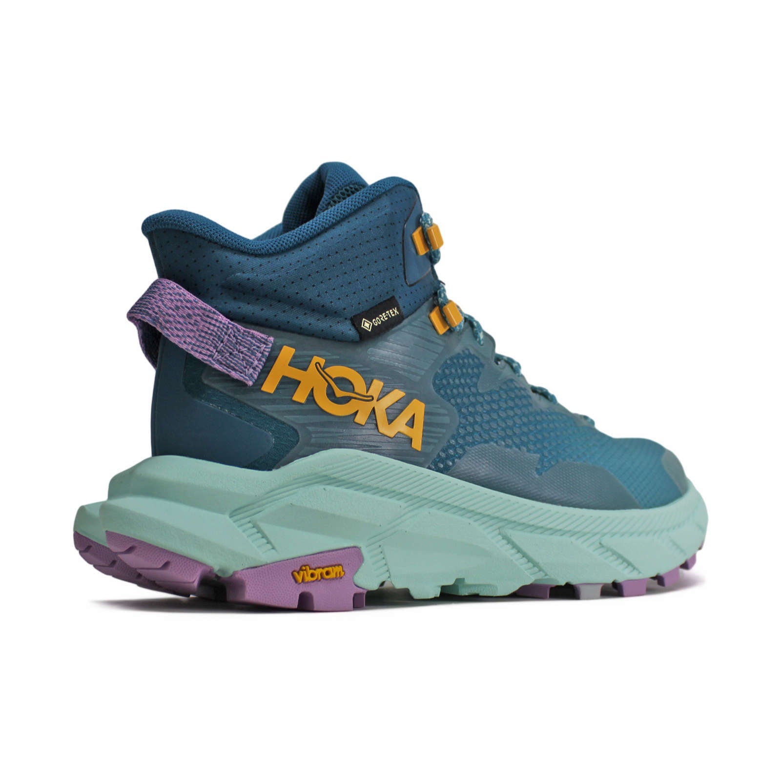 Hoka Womens Boots Trail Code GTX Casual Lace Up Textile Synthetic - UK 6