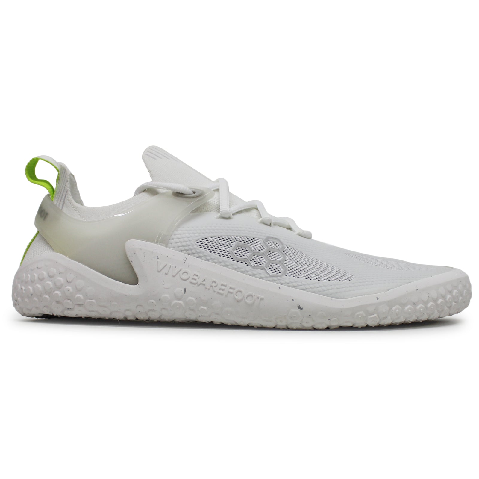 Vivobarefoot Motus Strength Textile Synthetic Mens Sneakers#color_bright white grey