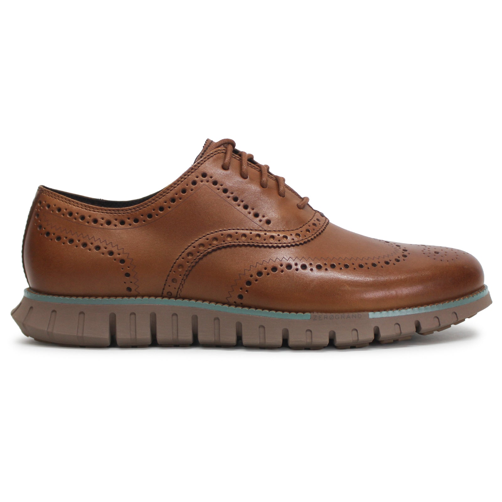 Cole Haan Zerogrand Remastered Wingtip C39613 Leather Mens Shoes - Acorn Irish Coffee - 43#color_acorn irish coffee