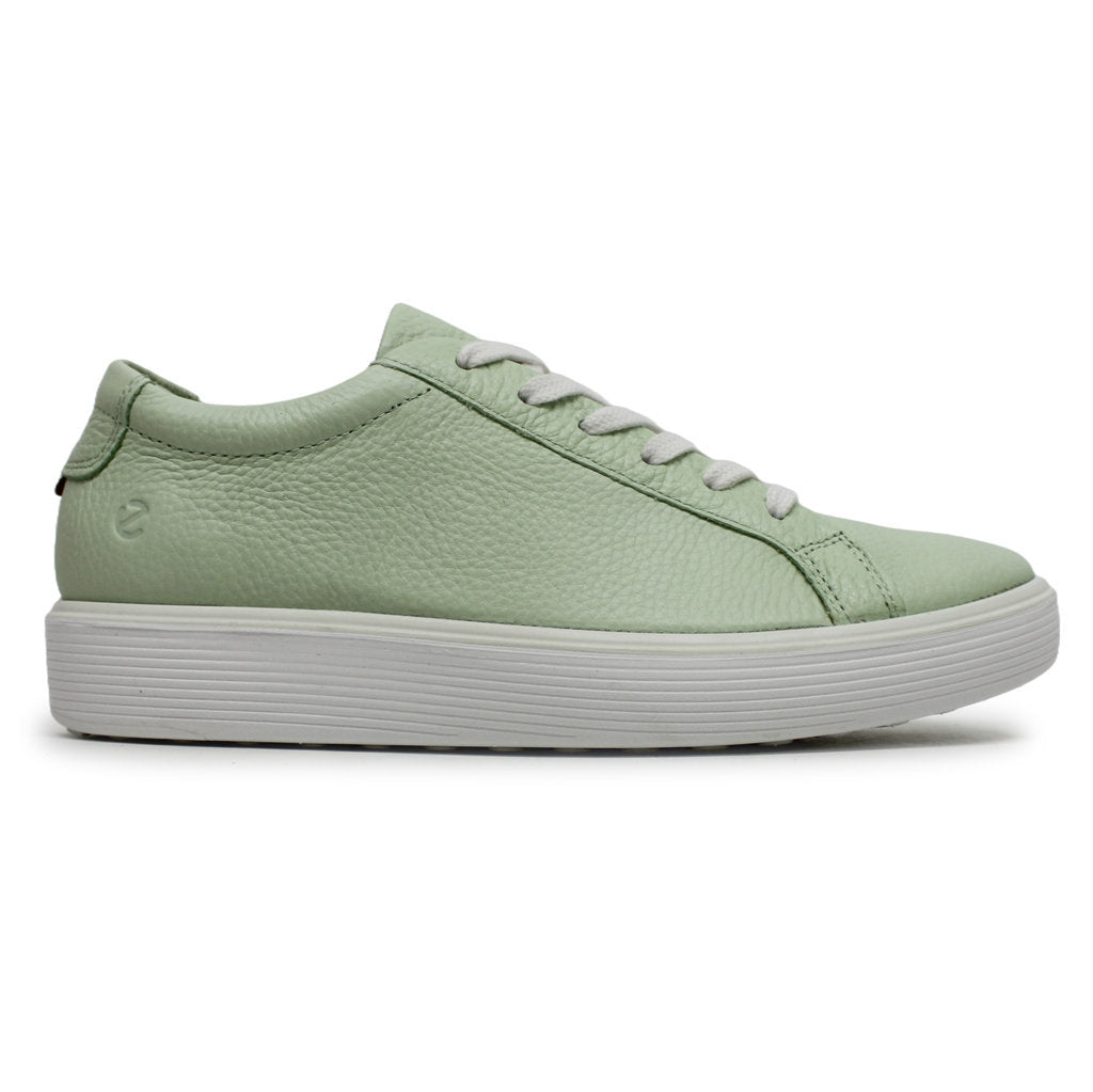 Ecco Soft 60 Leather Womens Shoes#color_Matcha