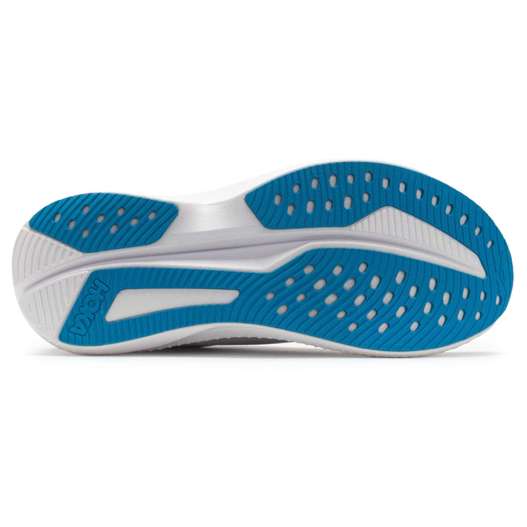 Hoka One One Mach 6 Textile Womens Trainers#color_white nimbus cloud