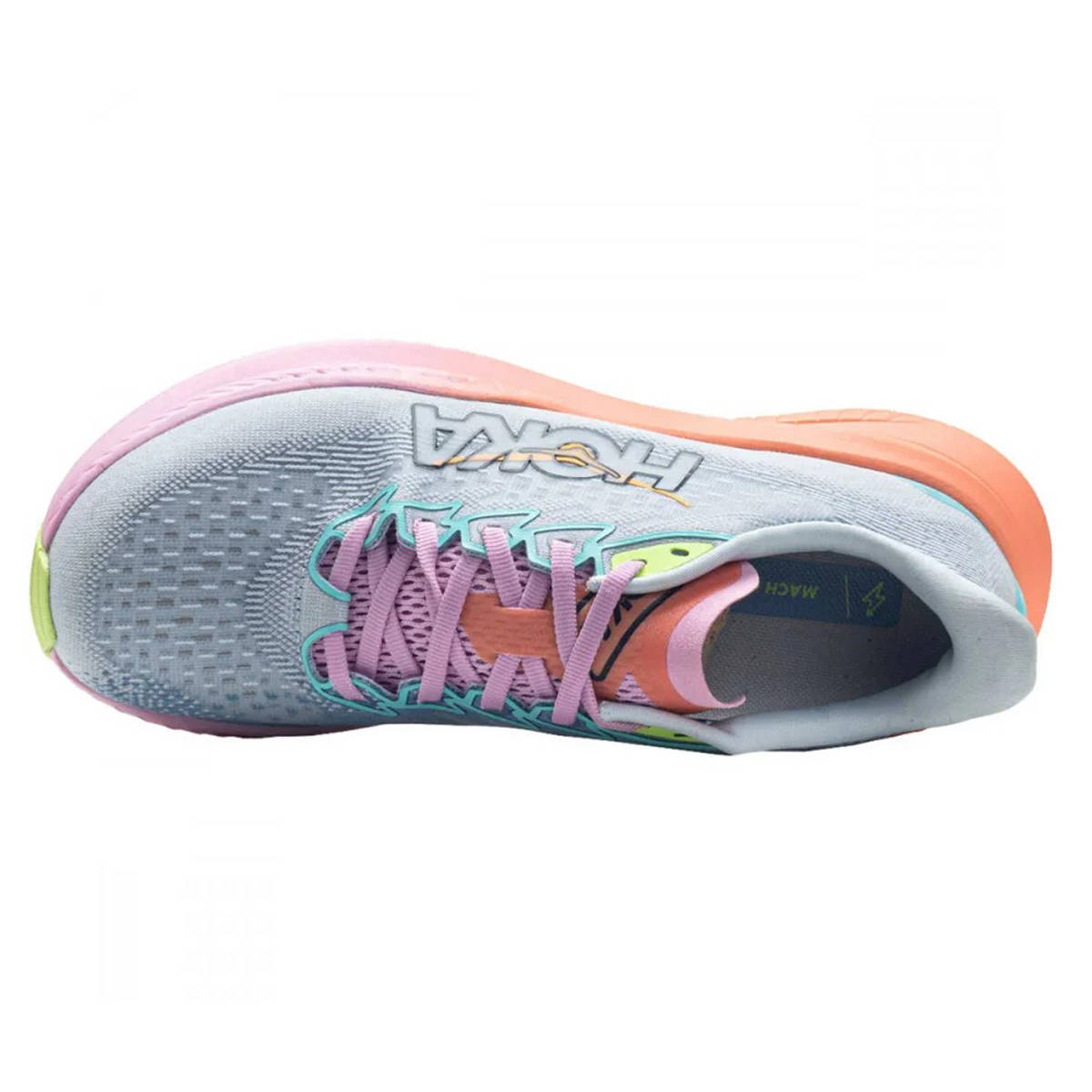 Hoka One One Mach 6 Textile Womens Trainers#color_Illusion Dusk