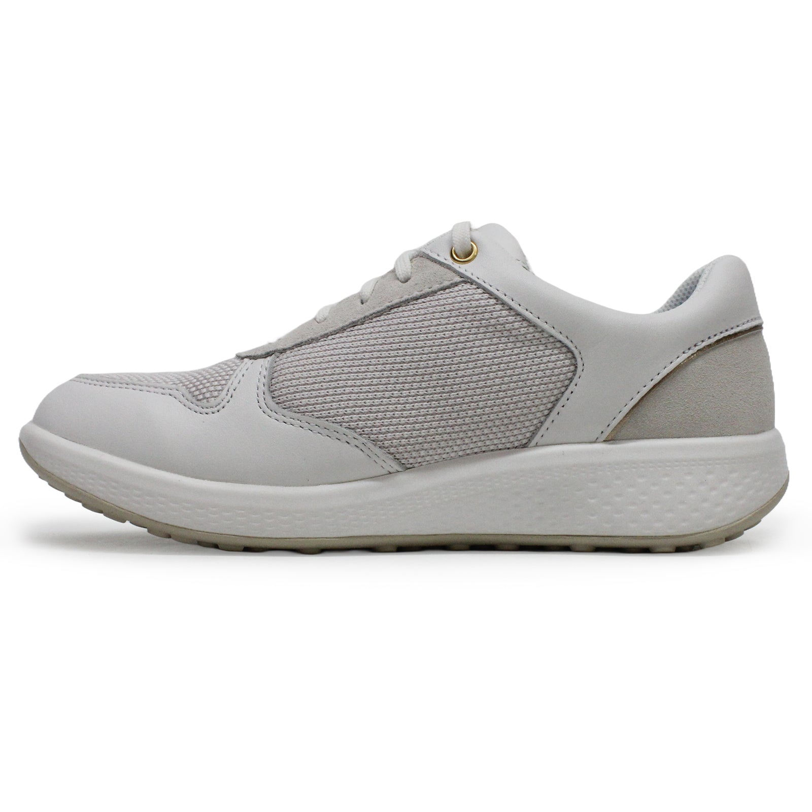 Joya Britt Leather Womens Trainers#color_white