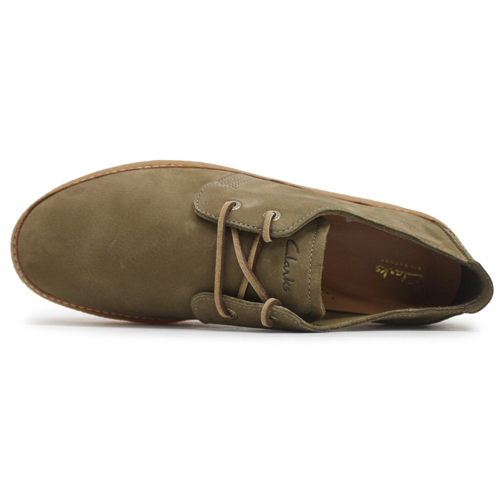 Clarks Clarkwood Low Nubuck Mens Shoes#color_Oakwood