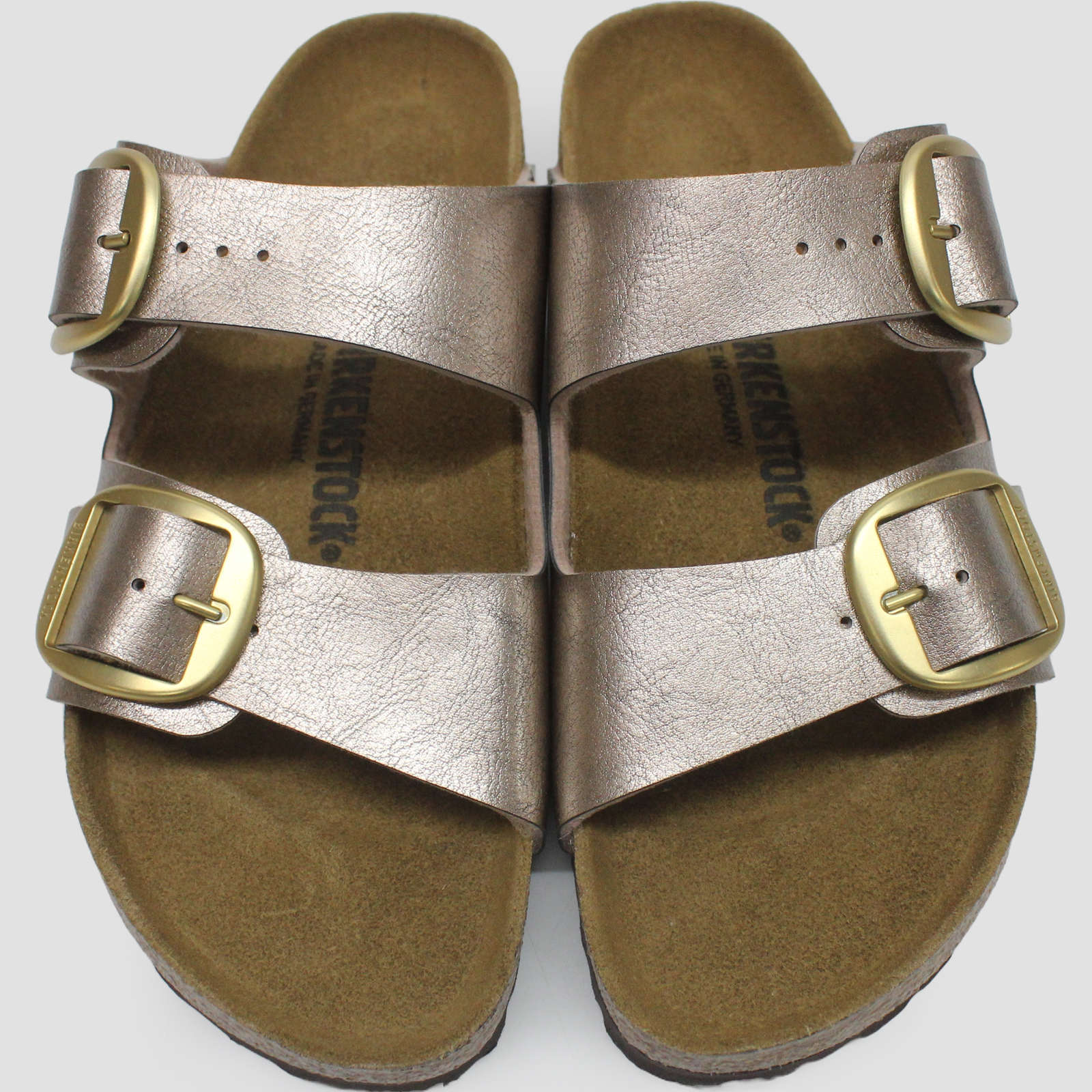 Birkenstock Unisex Sandals Arizona Big Buckle Casual Buckle Slide Birko-Flor - UK 7